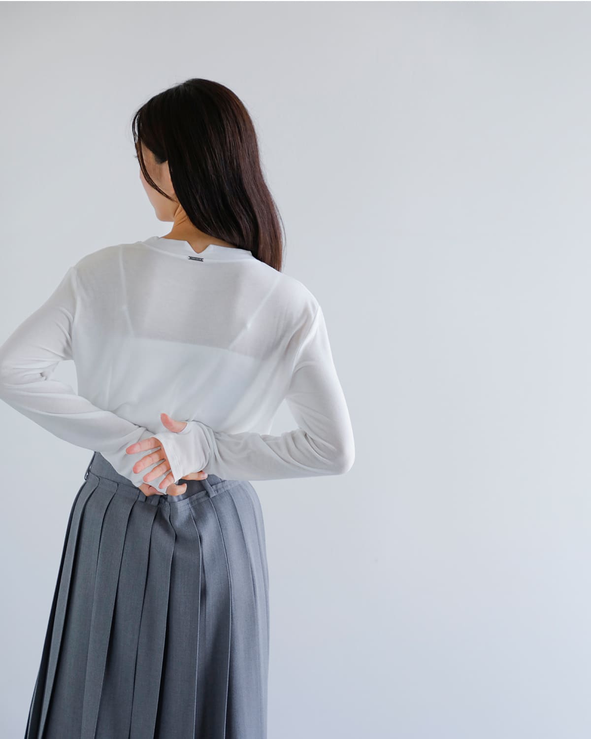 CHIGNON シニヨン テンセル インナー ロングスリーブ Tシャツ