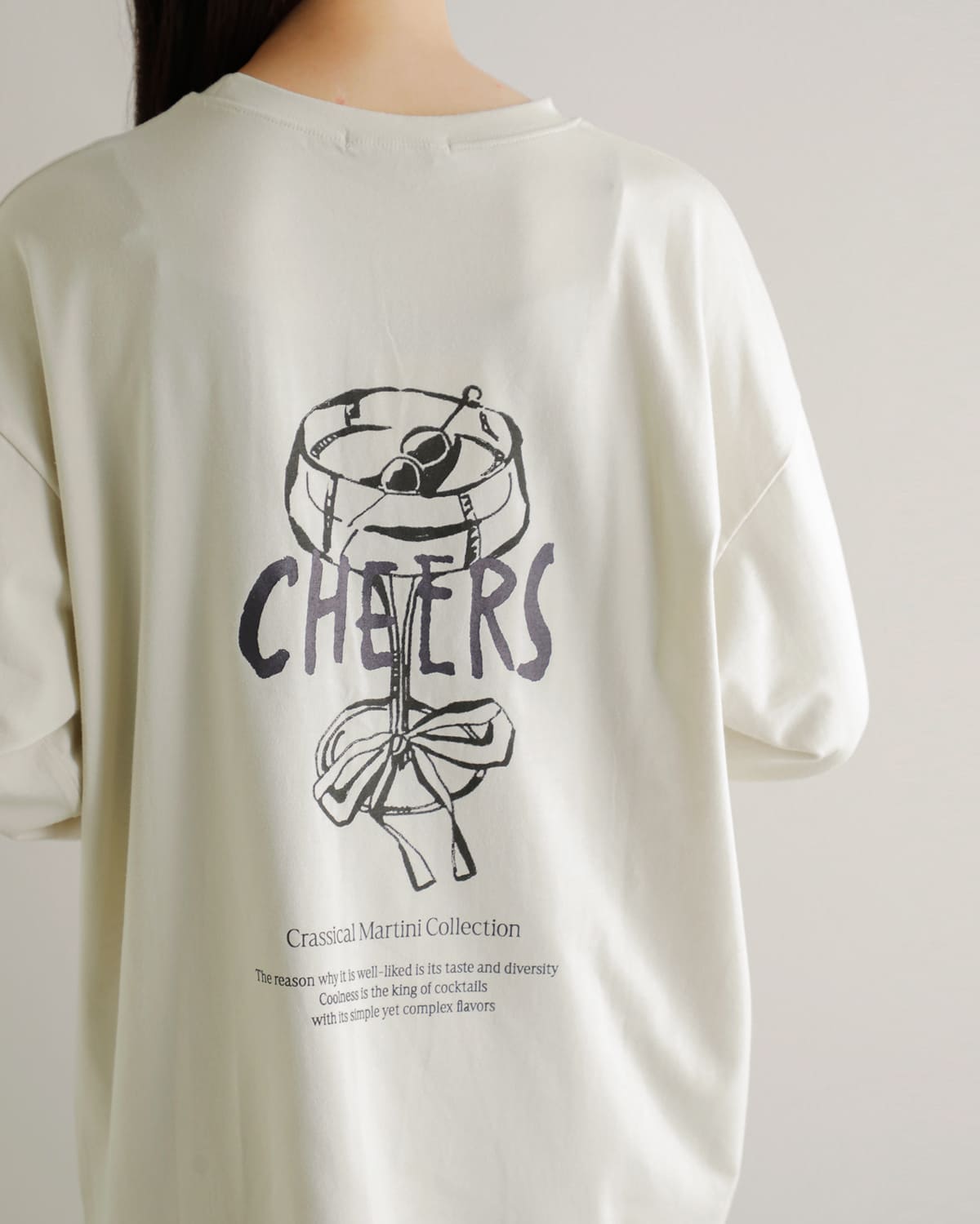 CHIGNON(シニヨン)CHEERSロゴロングスリーブTシャツ 8455-316kk