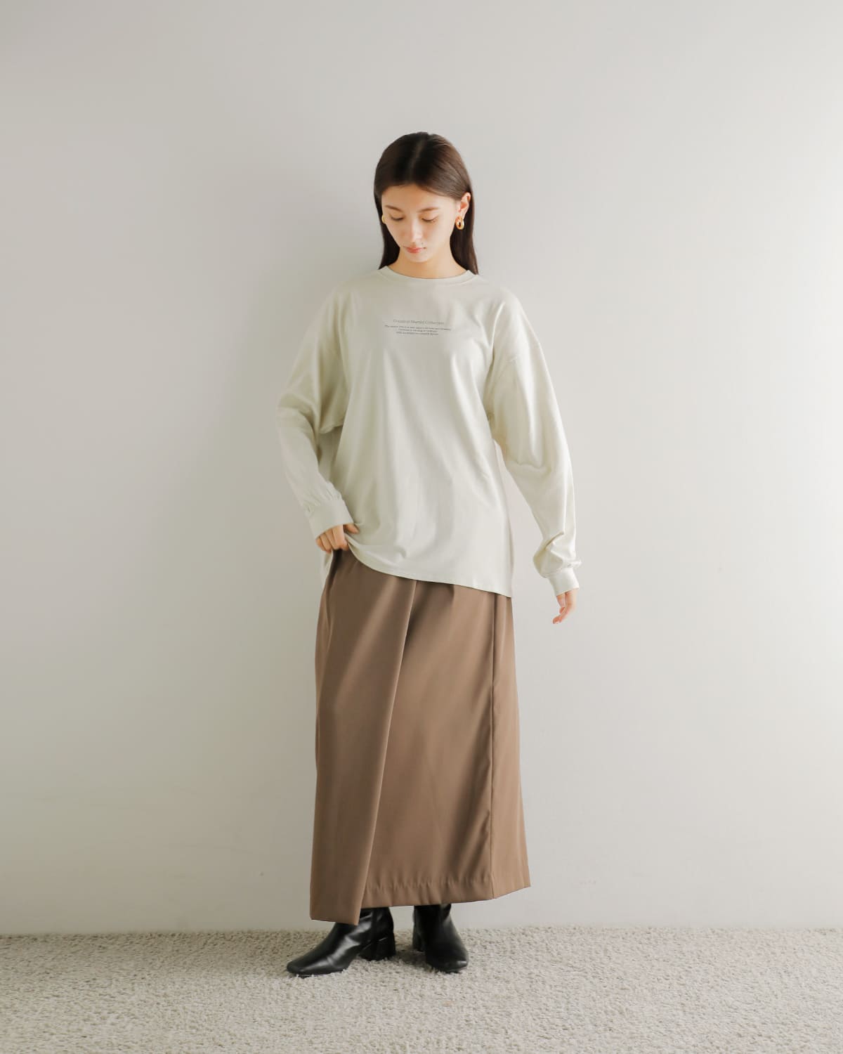 CHIGNON(シニヨン)CHEERSロゴロングスリーブTシャツ 8455-316kk