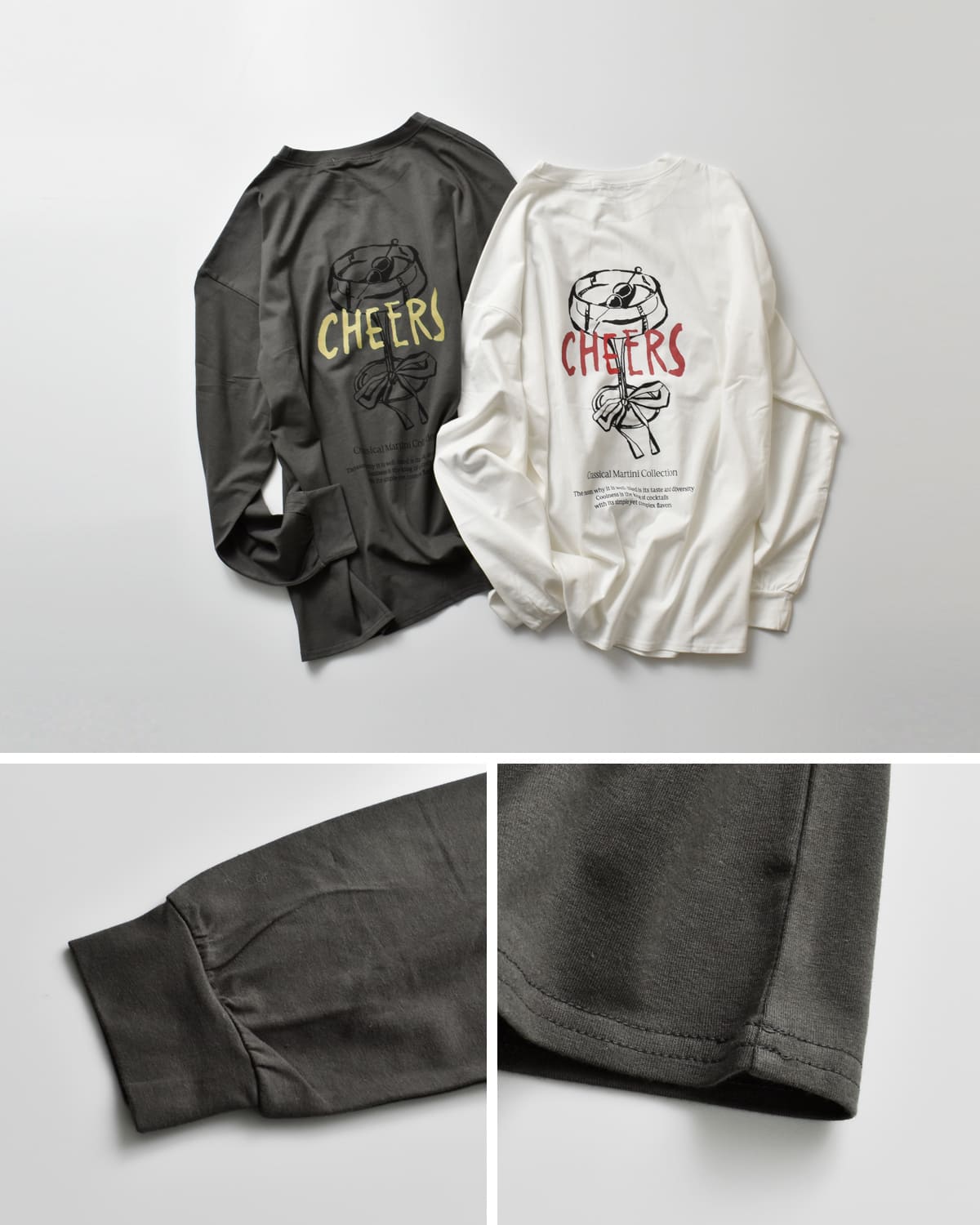 CHIGNON(シニヨン)CHEERSロゴロングスリーブTシャツ 8455-316kk