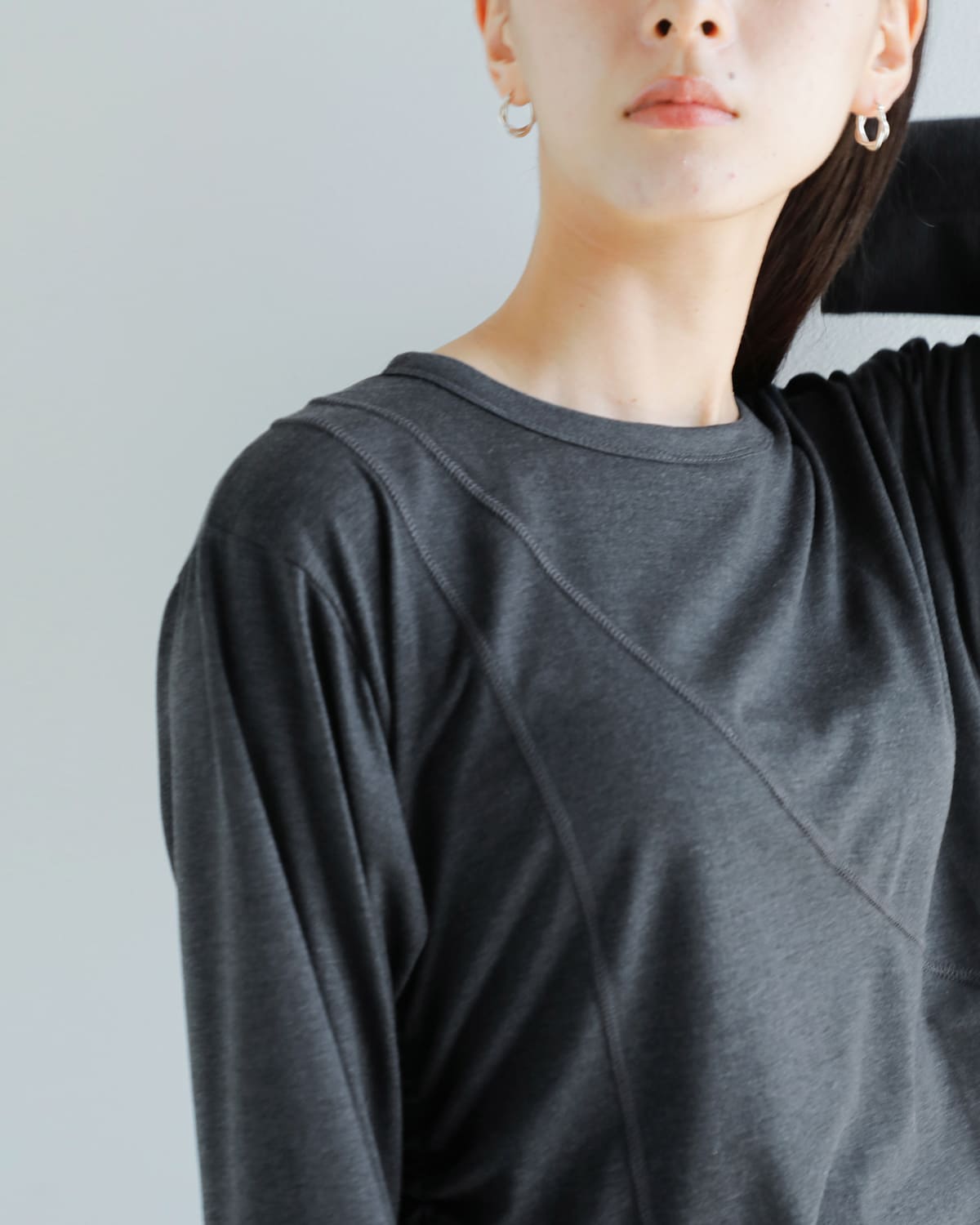 CHIGNON(シニヨン)ドロストカッティングカットソー 8455-319kk