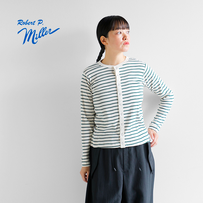 MILLER(ミラー)コットンパネルリブカーディガン851c