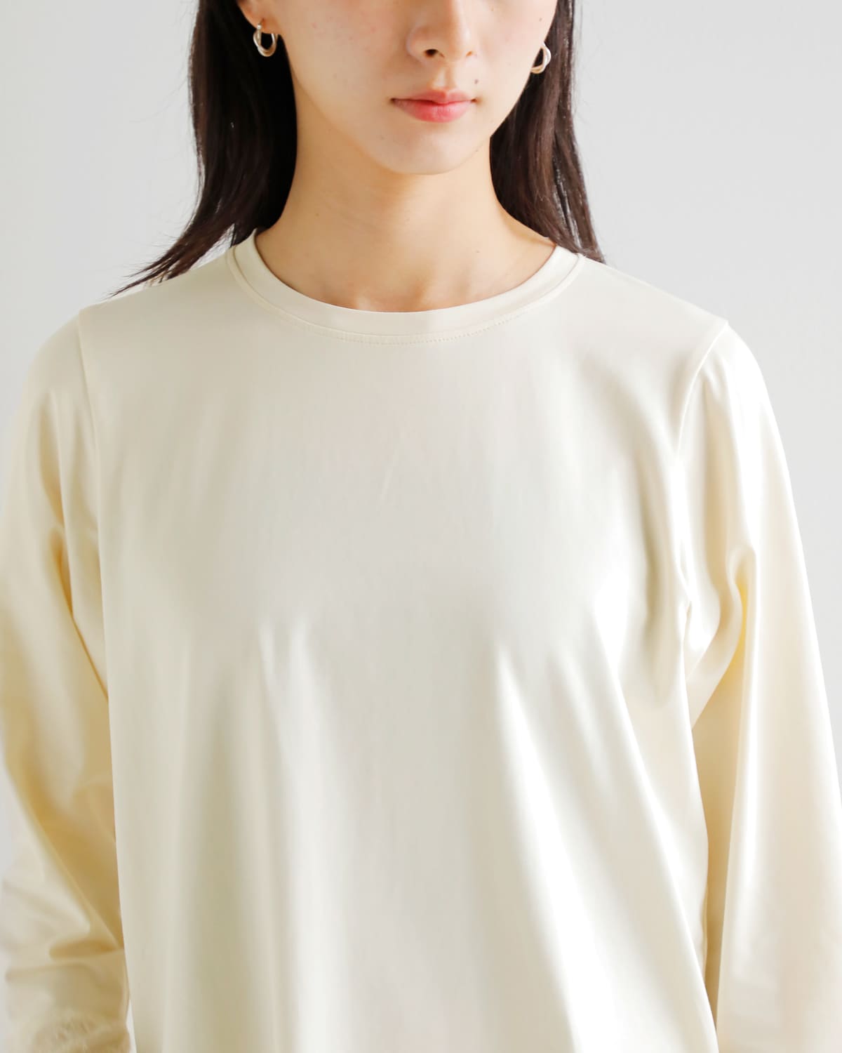 CHIGNON(シニヨン)カットジャガードドッキングカットソー 8554-017kk