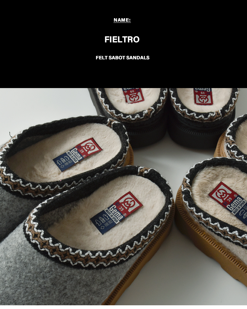 GEMAフェルト サボ サンダル ”FIELTRO ” 8650-2-same1