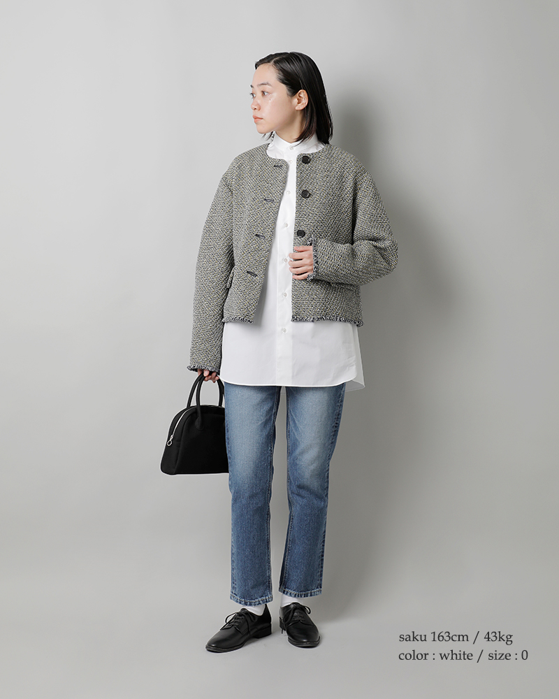 LOEFF(ロエフ)コットンブロードバンドカラーシャツ8811-250-0020