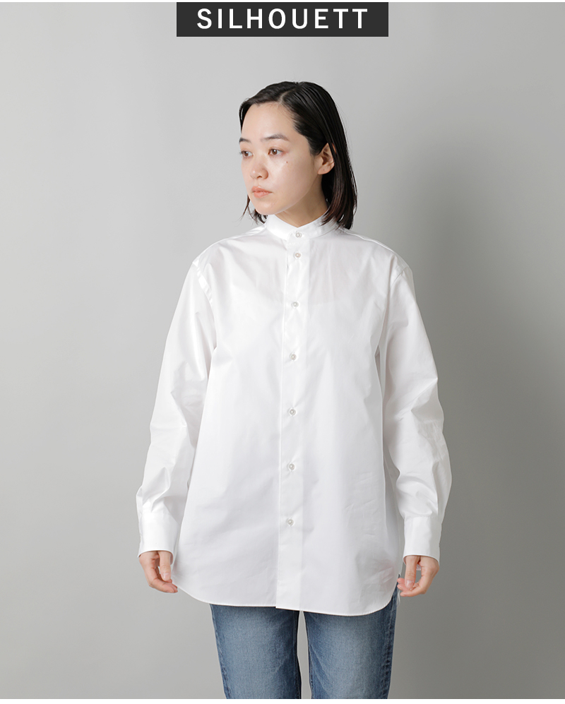 LOEFF(ロエフ)コットンブロードバンドカラーシャツ8811-250-0020