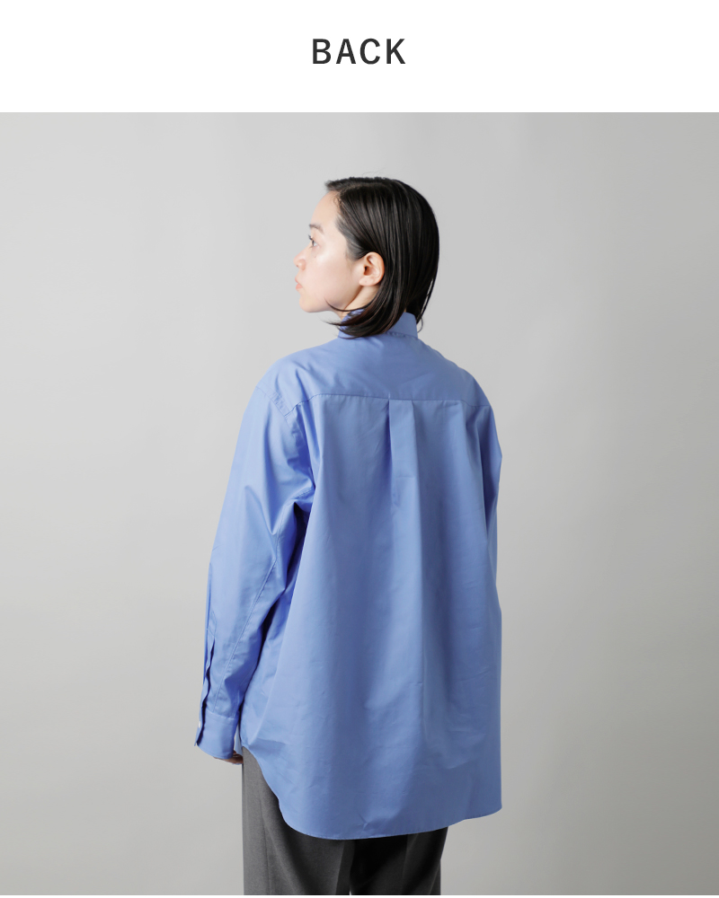 LOEFF(ロエフ)コットンブロードバンドカラーシャツ8811-250-0020