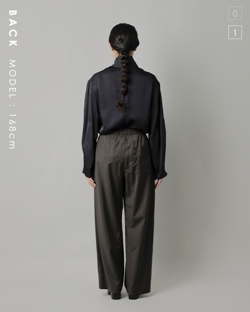 LOEFF(ロエフ)ウールトロハーレムパンツ8814-2-990194