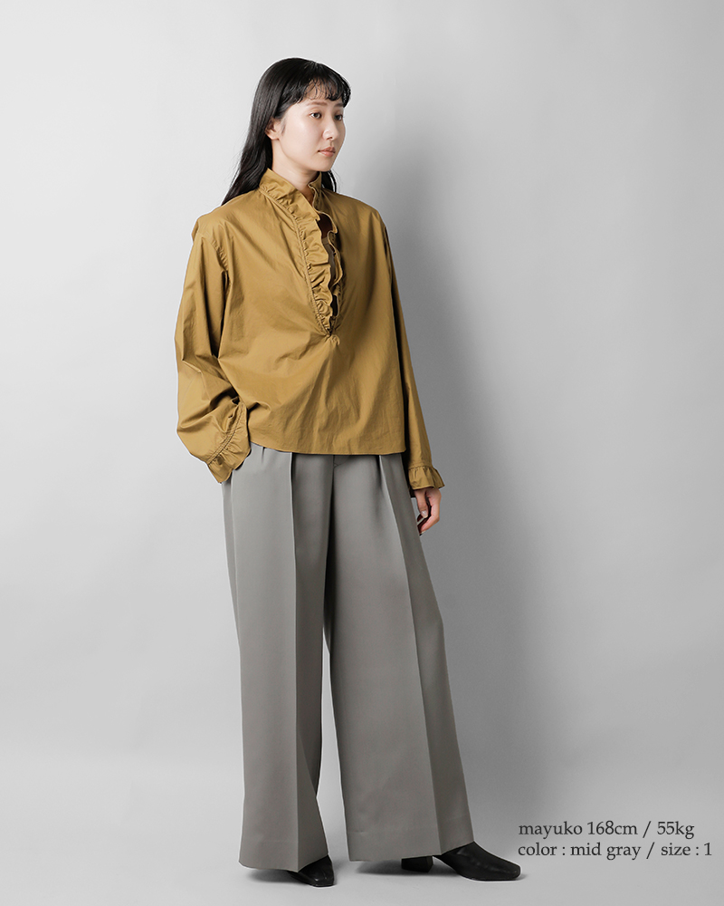 LOEFF(ロエフ)ウールギャババギートラウザーパンツ8814-202-0178