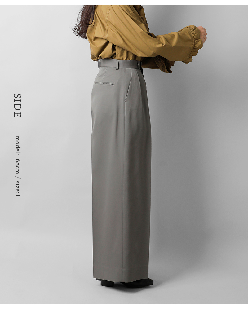 LOEFF(ロエフ)ウールギャババギートラウザーパンツ8814-202-0178