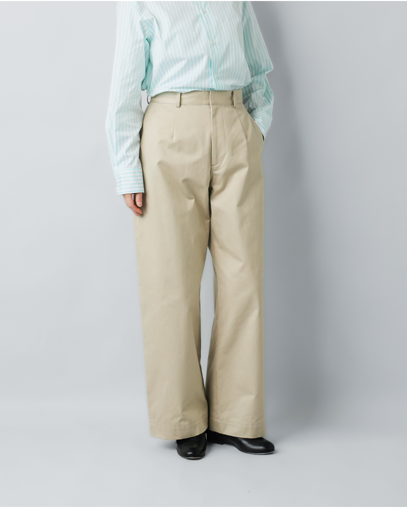 LOEFF(ロエフ)コットンチノトラウザーパンツ8814-202-0199