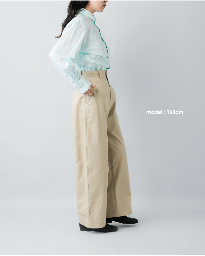 LOEFF(ロエフ)コットンチノトラウザーパンツ8814-202-0199