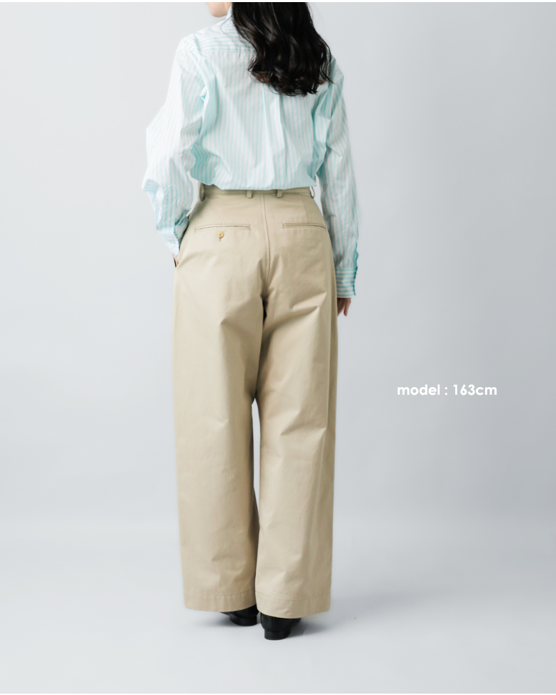 LOEFF(ロエフ)コットンチノトラウザーパンツ8814-202-0199