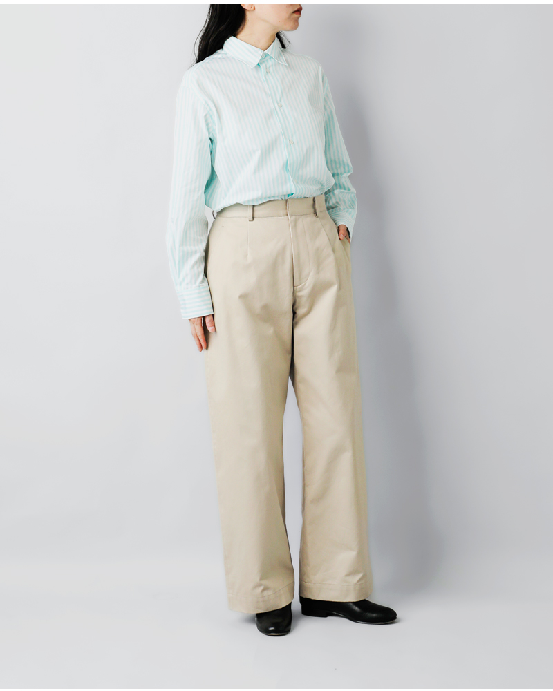 LOEFF(ロエフ)コットンチノトラウザーパンツ8814-202-0199