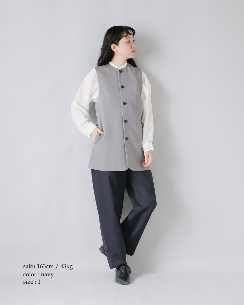 LOEFF(ロエフ)ウールギャバボンタントラウザーパンツ8814-202-0201