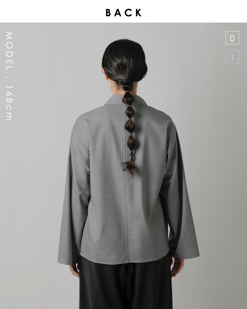 LOEFF(ロエフ)ウールトロスキッパーシャツ8821-2-990079