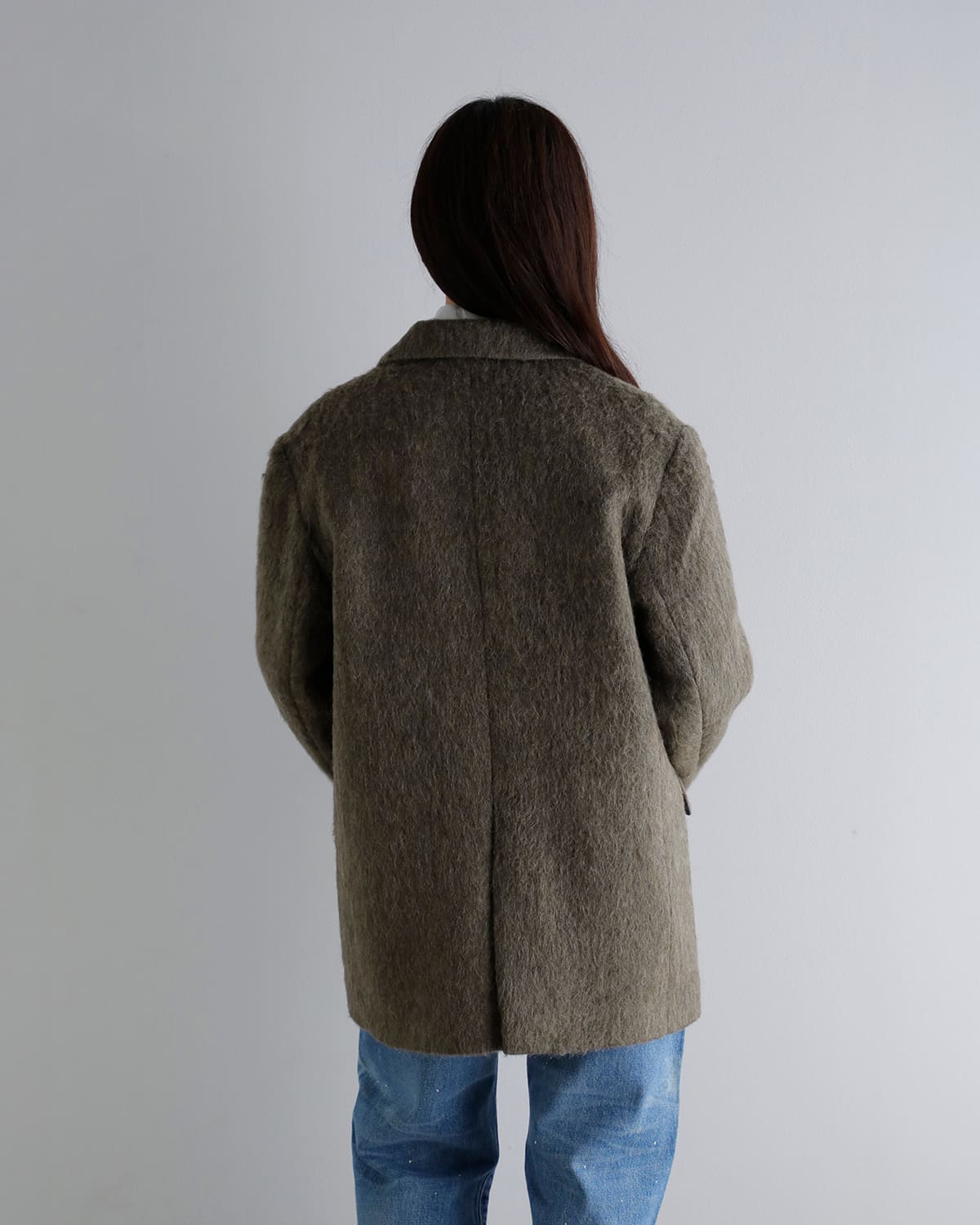 MANOF(マノフ)シャギーテーラードオーバージャケット 89101-0082