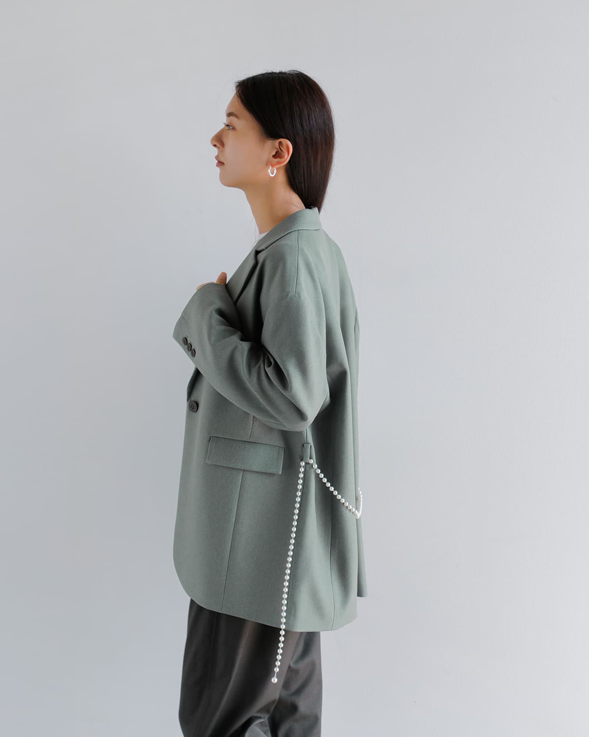 MANOF(マノフ)ビスチェセットリブニットプルオーバー 89103-0392