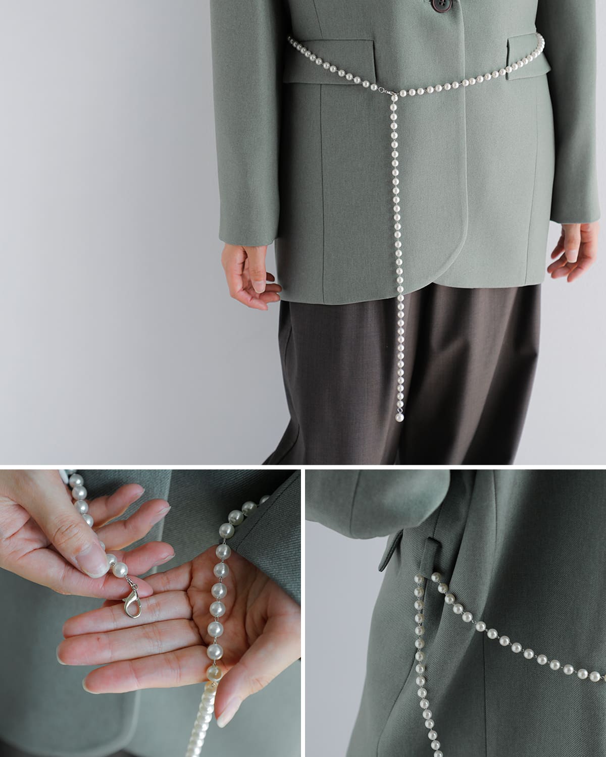 MANOF(マノフ)ビスチェセットリブニットプルオーバー 89103-0392