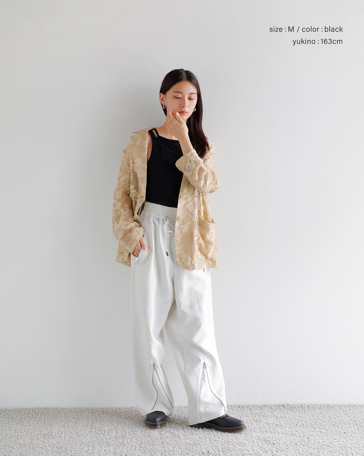 MANOF(マノフ)シアーレイヤードタンクトップ 89105-1022