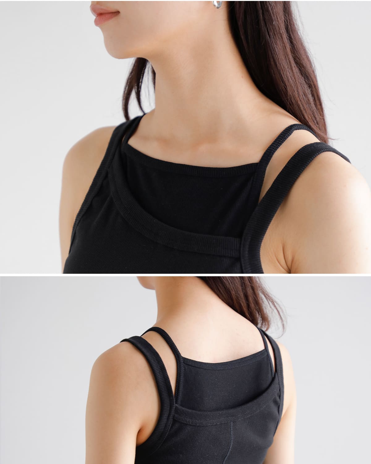 MANOF(マノフ)シアーレイヤードタンクトップ 89105-1022