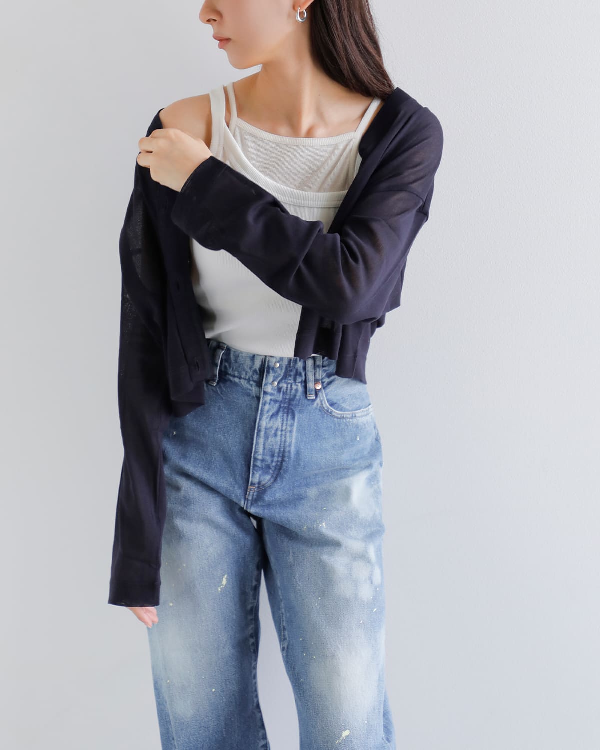 MANOF(マノフ)シアーレイヤードタンクトップ 89105-1022