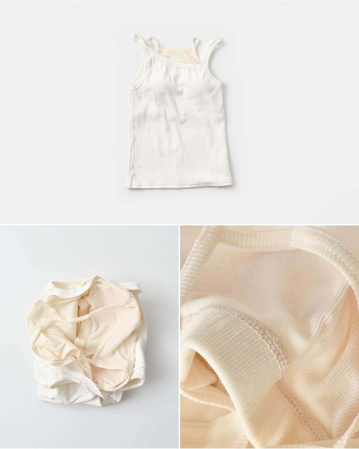 MANOF(マノフ)シアーレイヤードタンクトップ 89105-1022