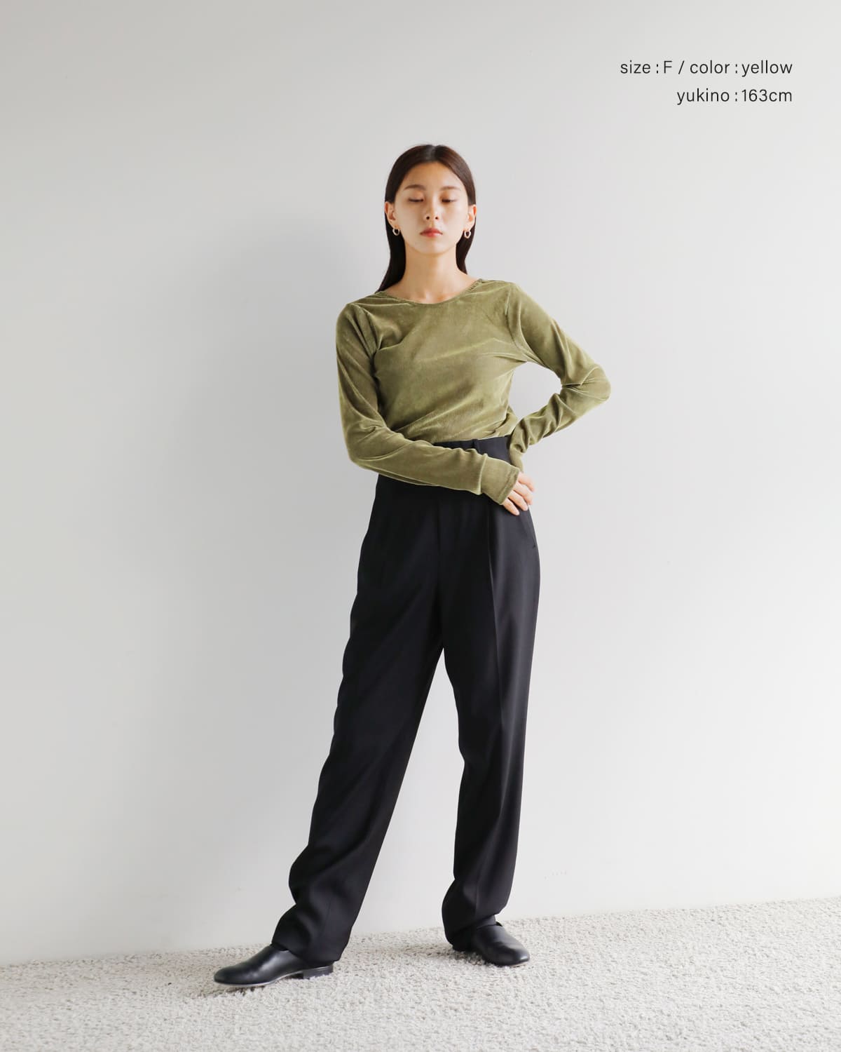 MANOF(マノフ)チュールフロッキーストライプトップス89105-1042 89105-1042