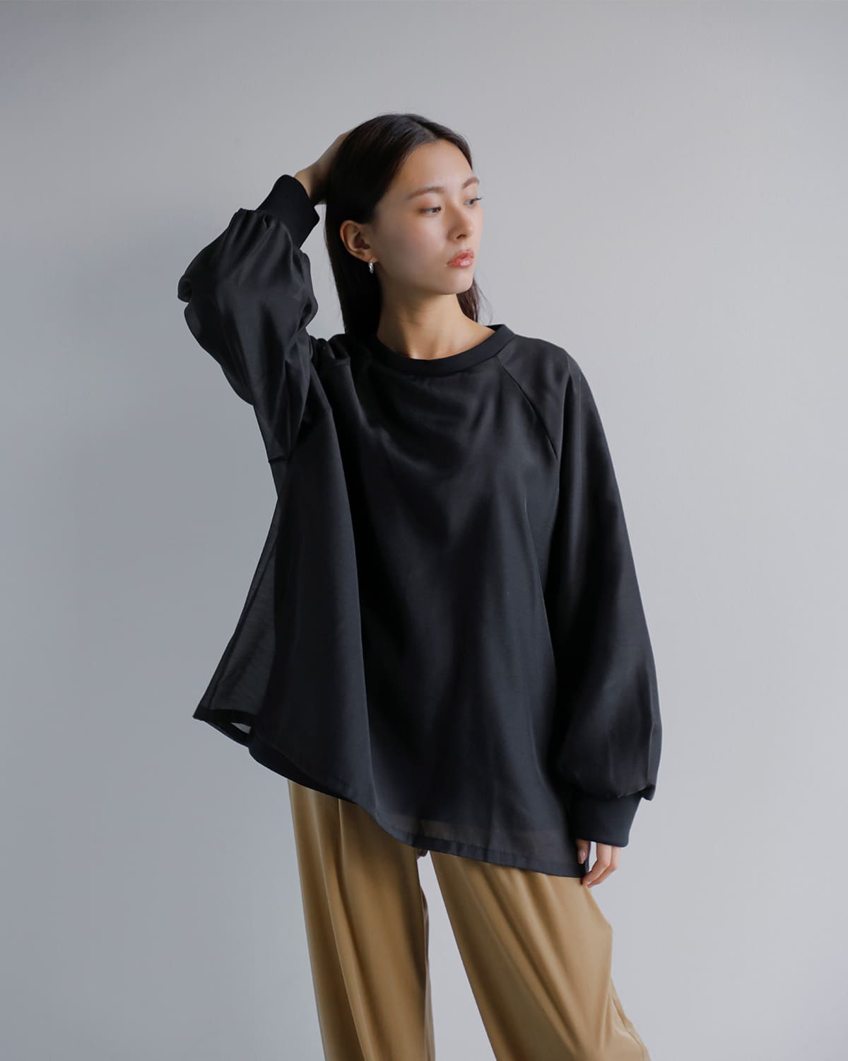 MANOF(マノフ)シアーレイヤードカットトップス 89105-1162