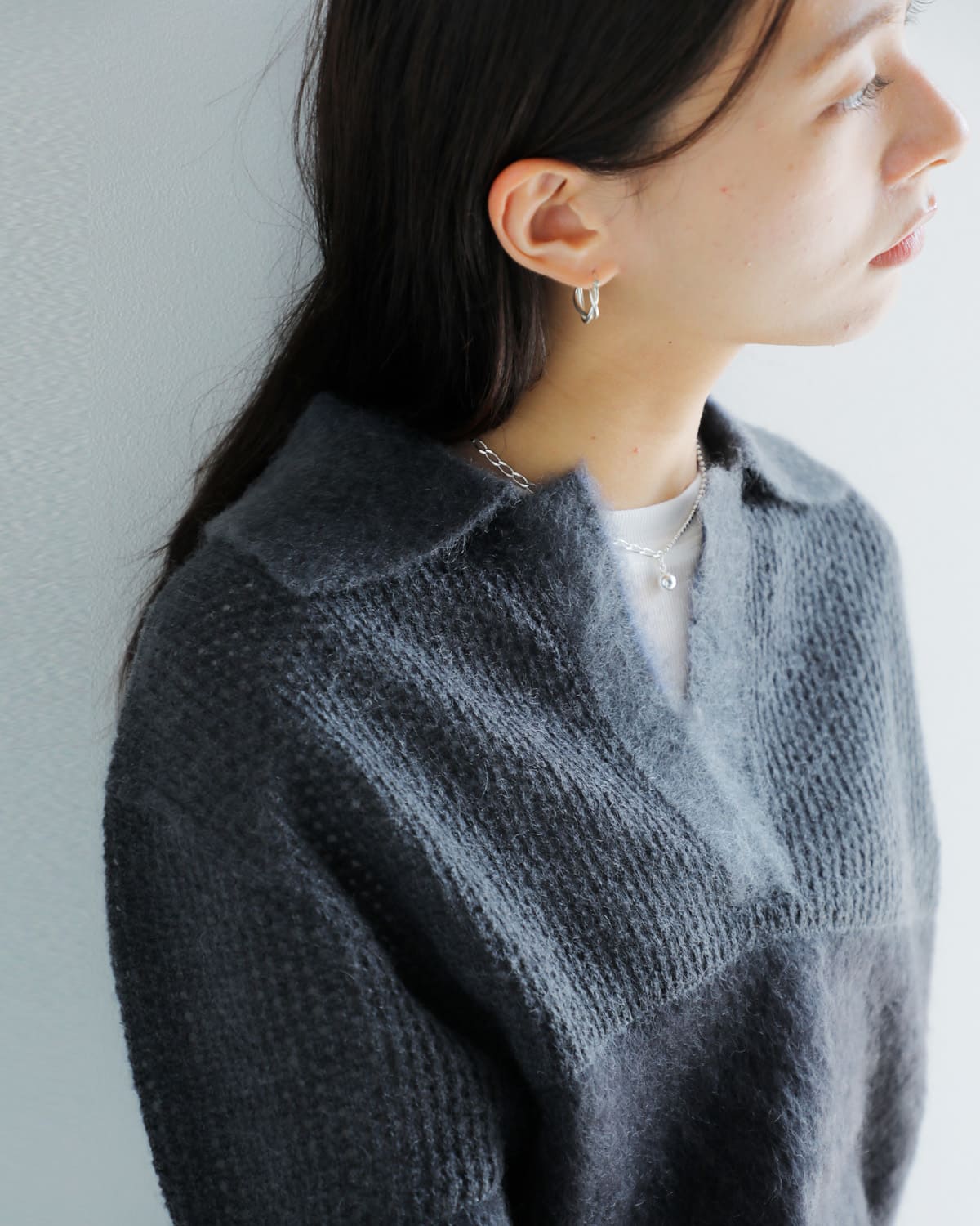 MANOF(マノフ)モヘアポロニットプルオーバー 89106-2092