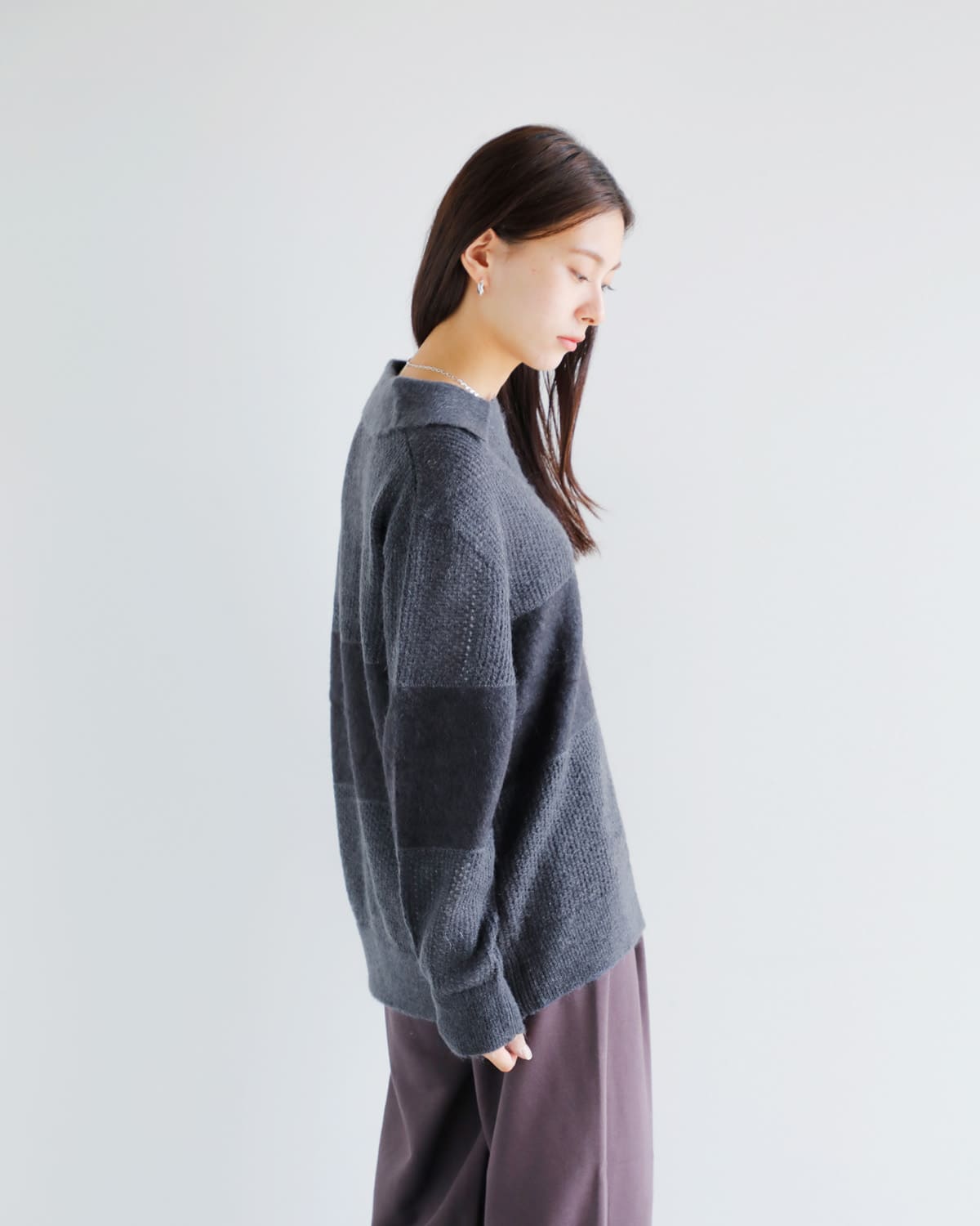 MANOF(マノフ)モヘアポロニットプルオーバー 89106-2092