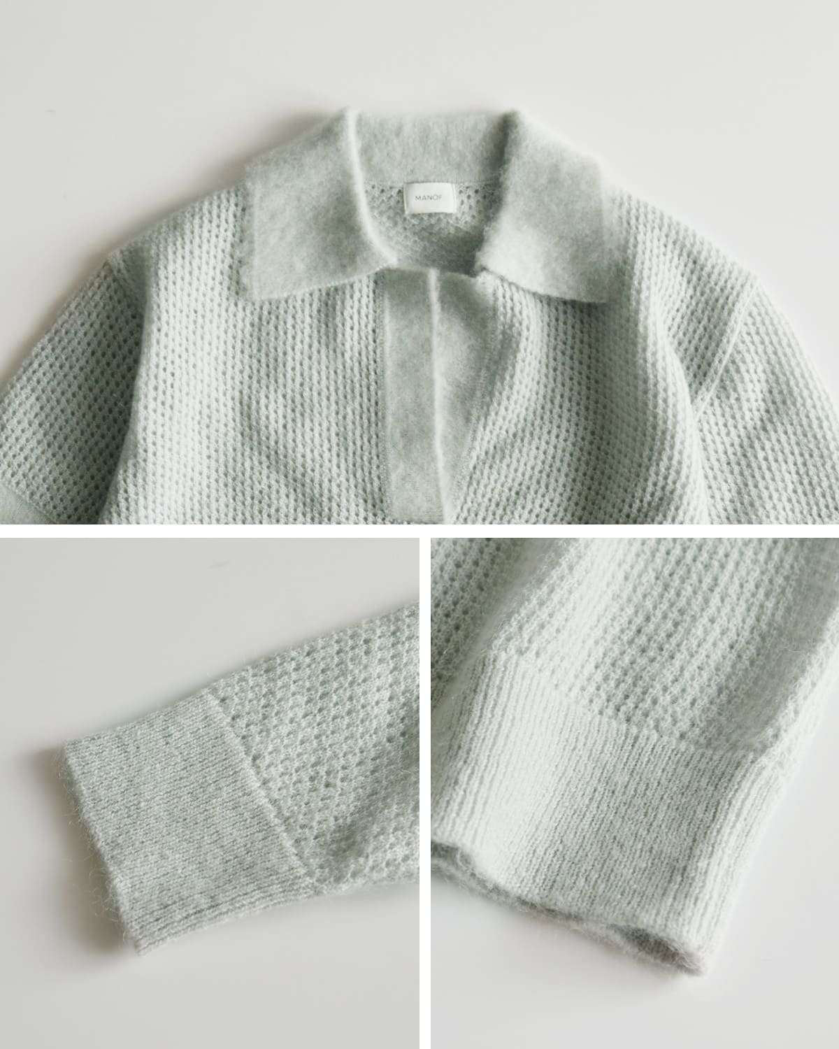 MANOF(マノフ)モヘアポロニットプルオーバー 89106-2092