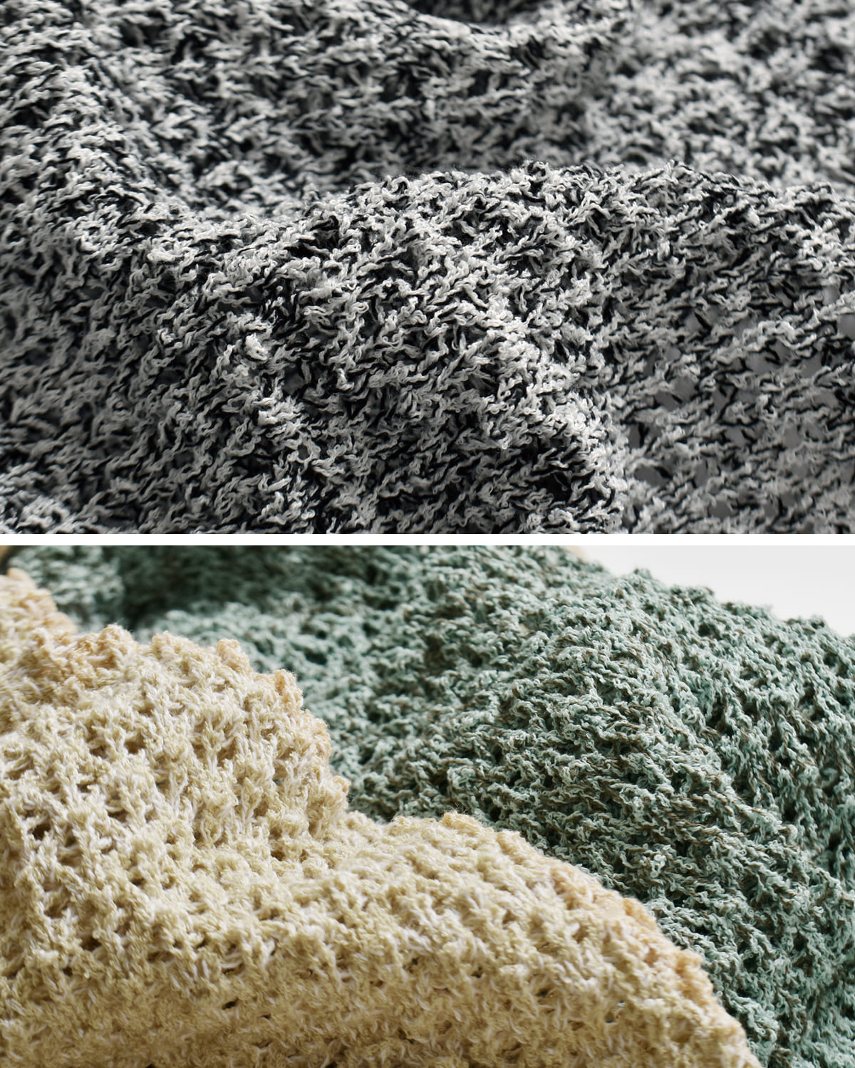 MANOF(マノフ)オープンワークニットカーディガン89106-2192 89106-2192