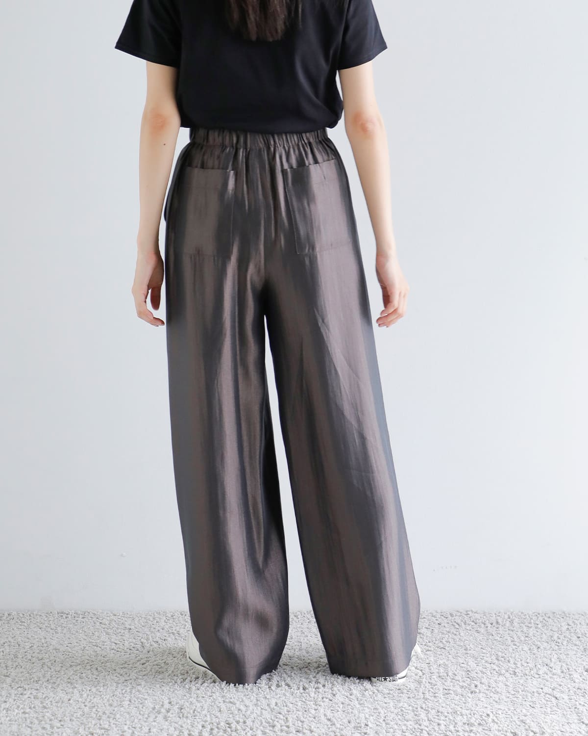 MANOF(マノフ)グリッターリラックスパンツ 89110-7032