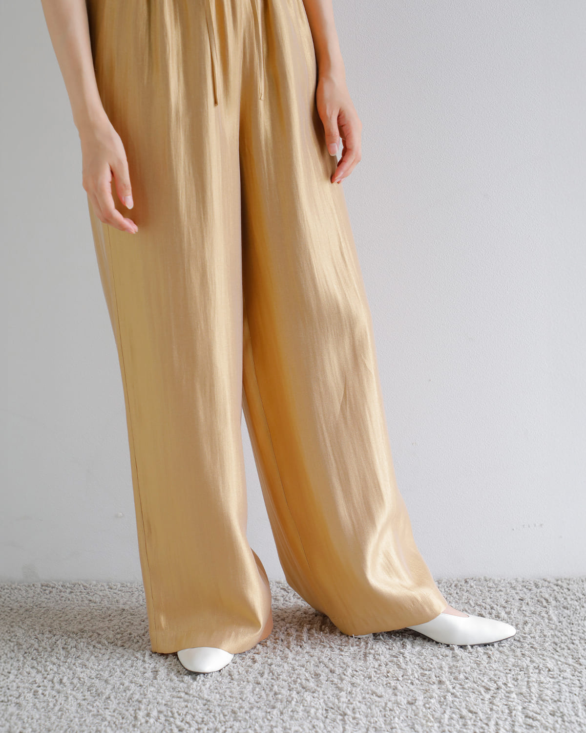 MANOF(マノフ)グリッターリラックスパンツ 89110-7032