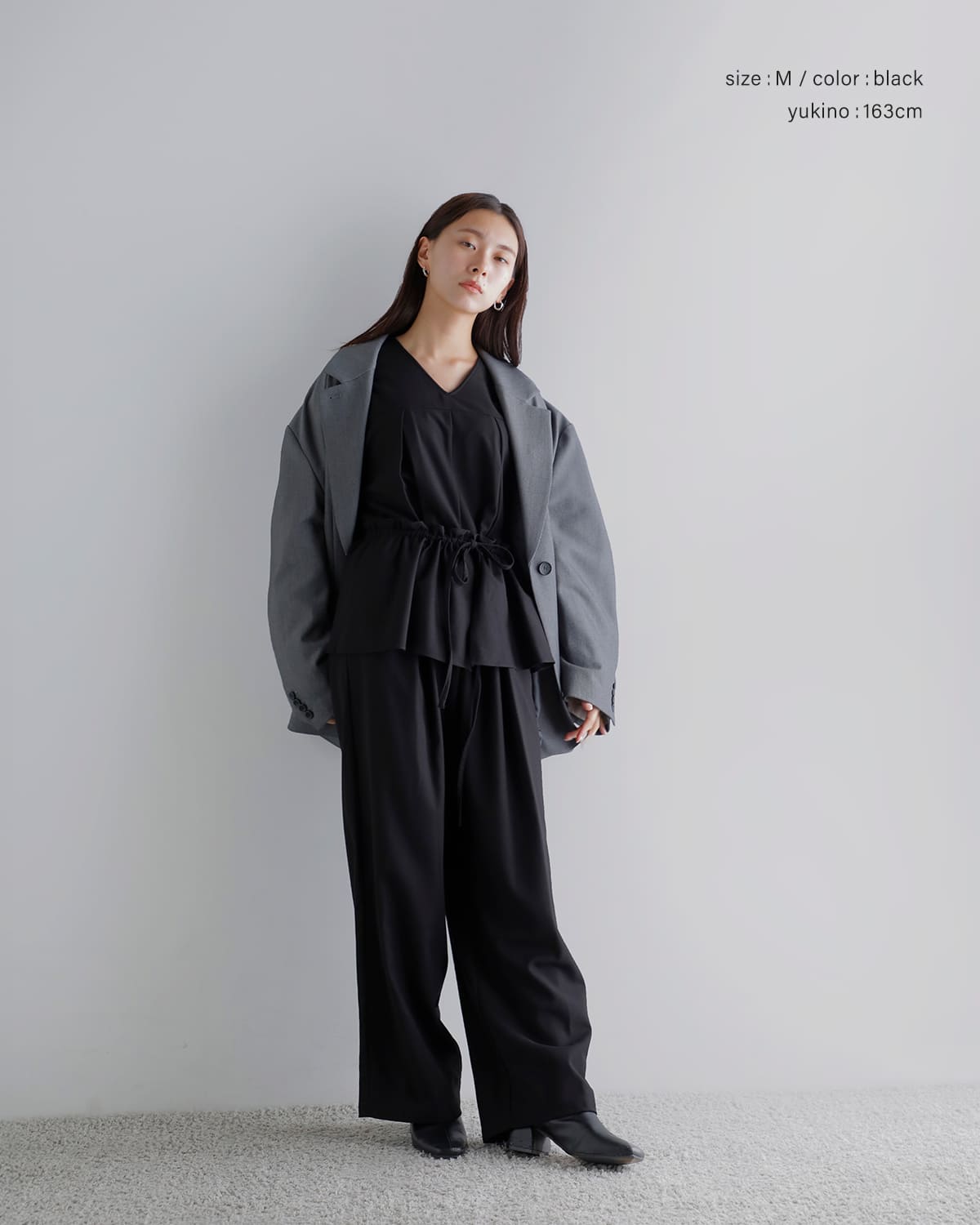 MANOF(マノフ)ラッフルカラーオールインワン 89112-5112