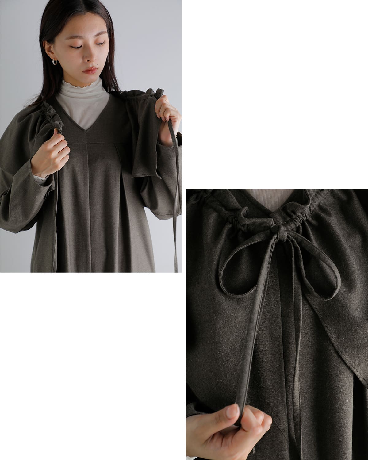 MANOF(マノフ)ラッフルカラーオールインワン 89112-5112