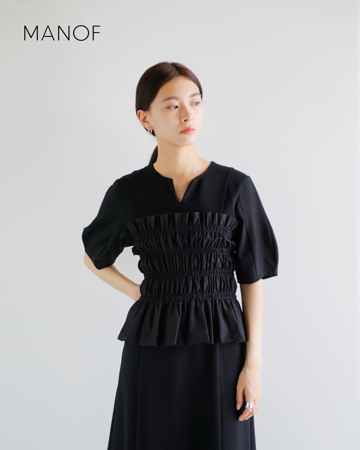 MANOF(マノフ)ビスチェ セット カット ワンピース89112-5162
