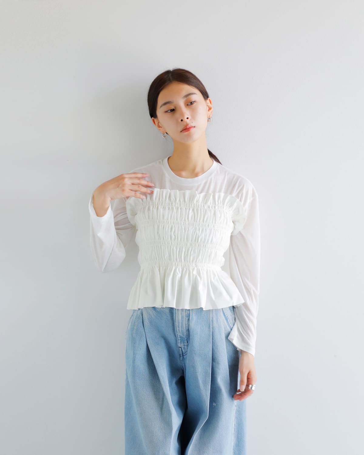 MANOF(マノフ)ビスチェセットカットワンピース 89112-5162