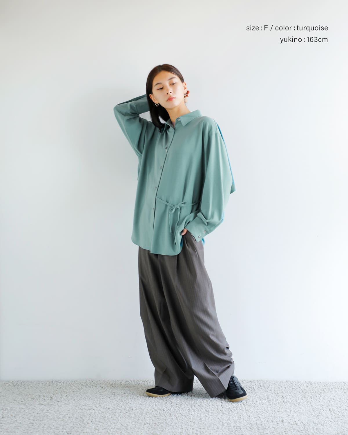 MANOF(マノフ)ストリングバックレイヤードシャツ 89122-4232