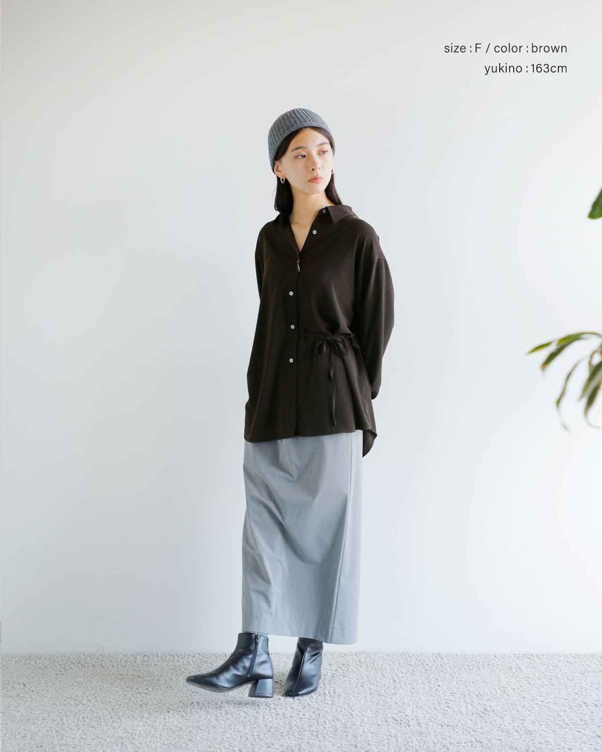 MANOF(マノフ)ストリングバックレイヤードシャツ 89122-4232