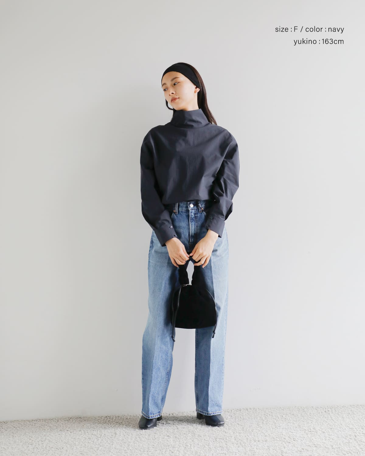 MANOF(マノフ)ハイネック2wayシャツ89122-4252 89122-4252