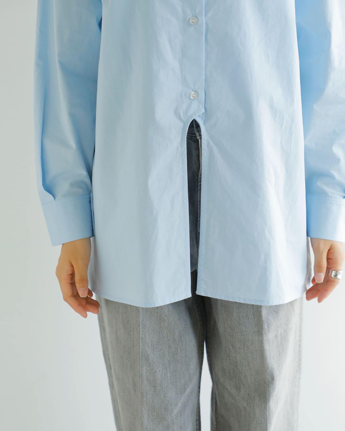 MANOF(マノフ)ハイネック2wayシャツ89122-4252 89122-4252