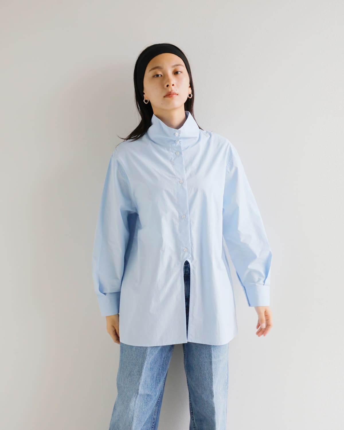 MANOF(マノフ)ハイネック2wayシャツ89122-4252 89122-4252