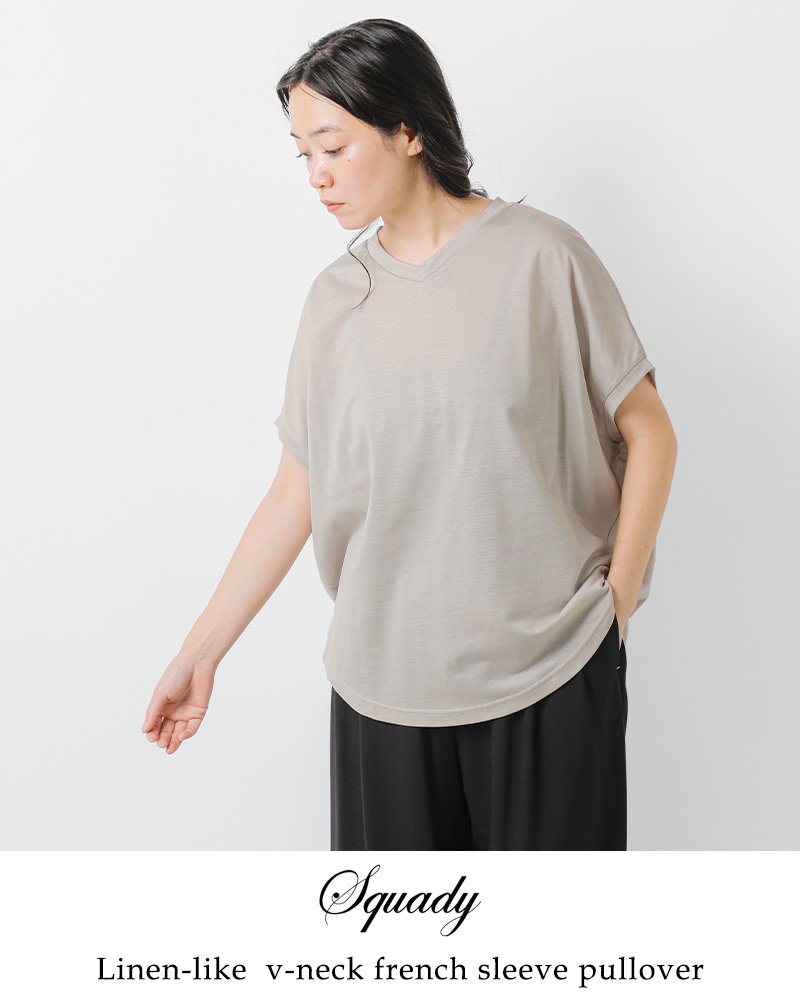 SALE Squady スカディ 長袖カットソー クルーネックテールカット プルオーバー レディース squady SALE Squady スカディ 長袖カットソー クルーネック