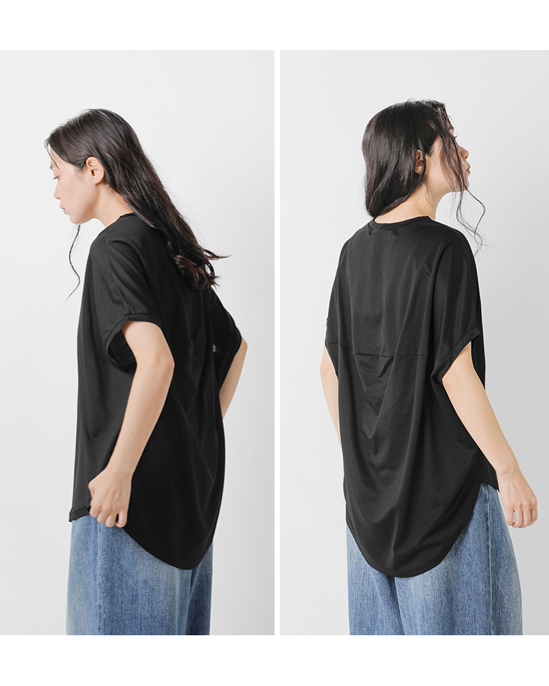 30%OFF】Squady スカディ リネン ライク Vネック フレンチ プル