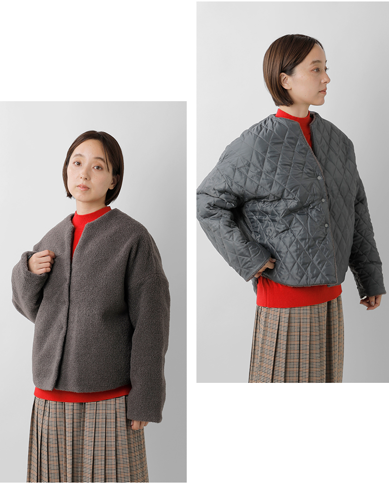 Squady(スカディ)ブークレキルトリバーシブルジャケット904-3681