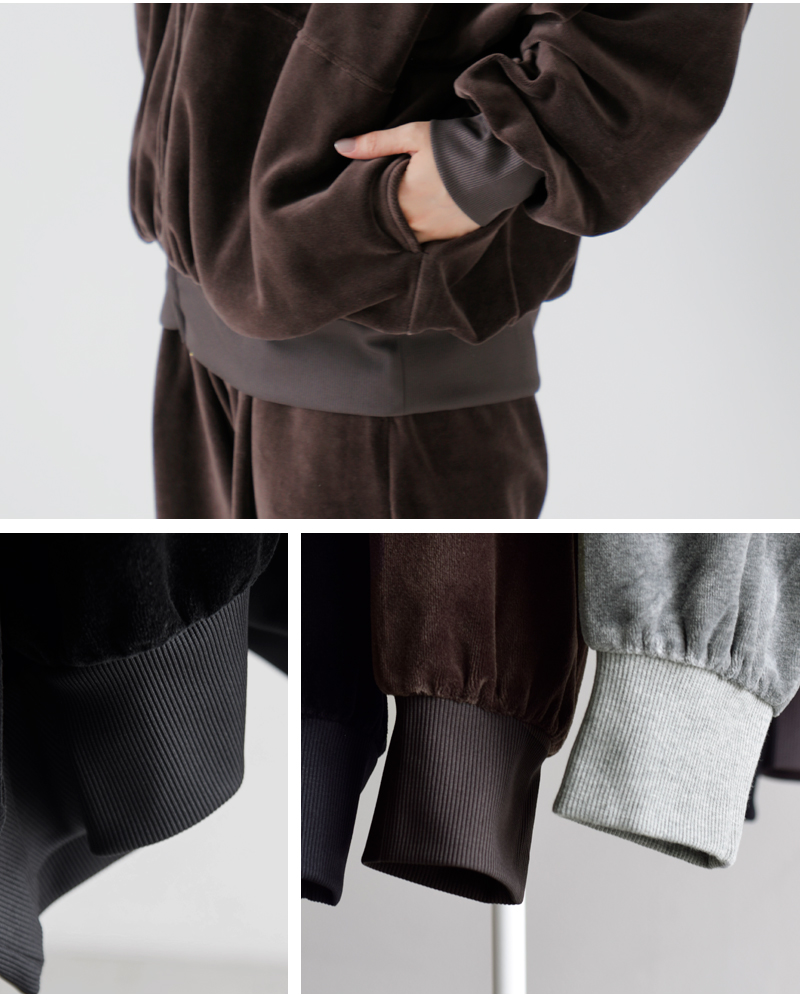 Squady(スカディ)ヘビーコットンベロアジャケット907-4861