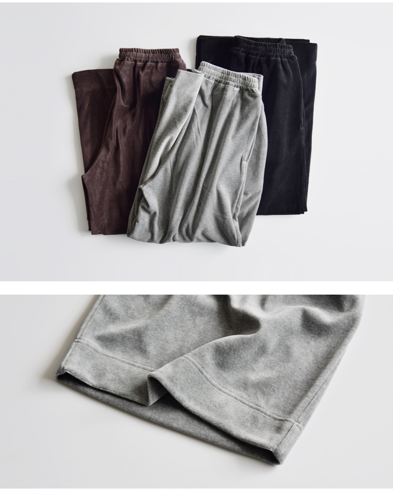 Squady(スカディ)ヘビーコットンベロアパンツ907-4862
