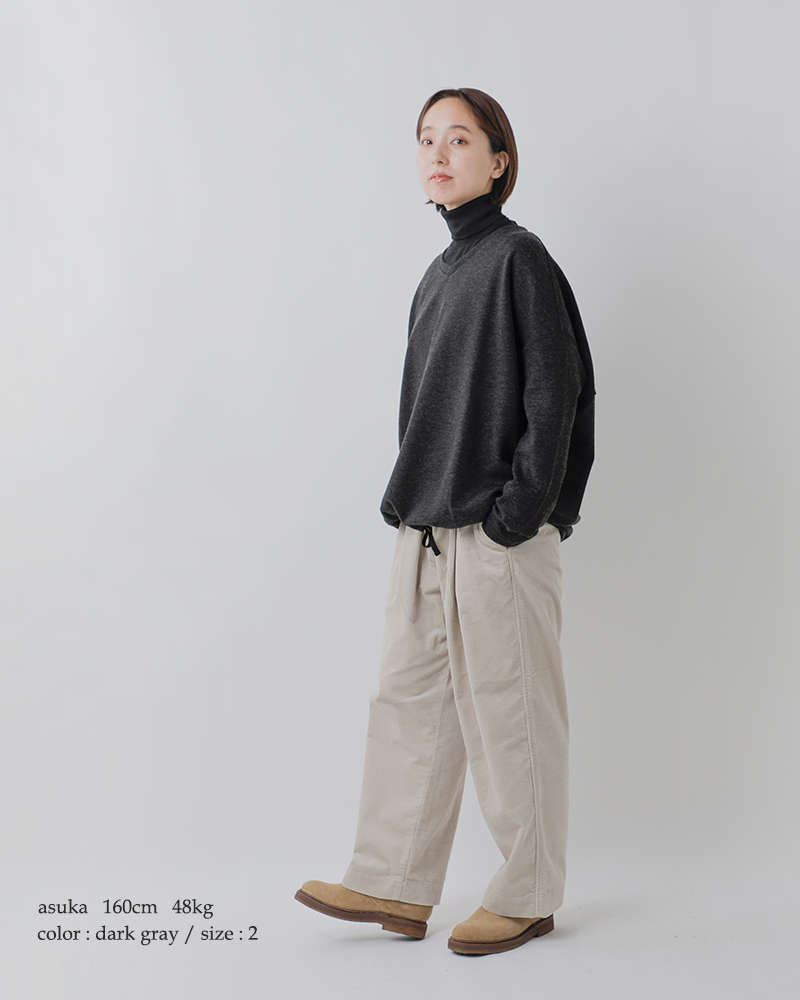 Squady(スカディ)ウールポンチプルオーバー907-4866